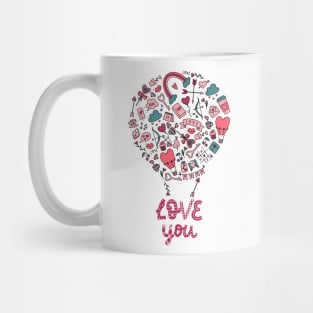 Love you doodles Mug